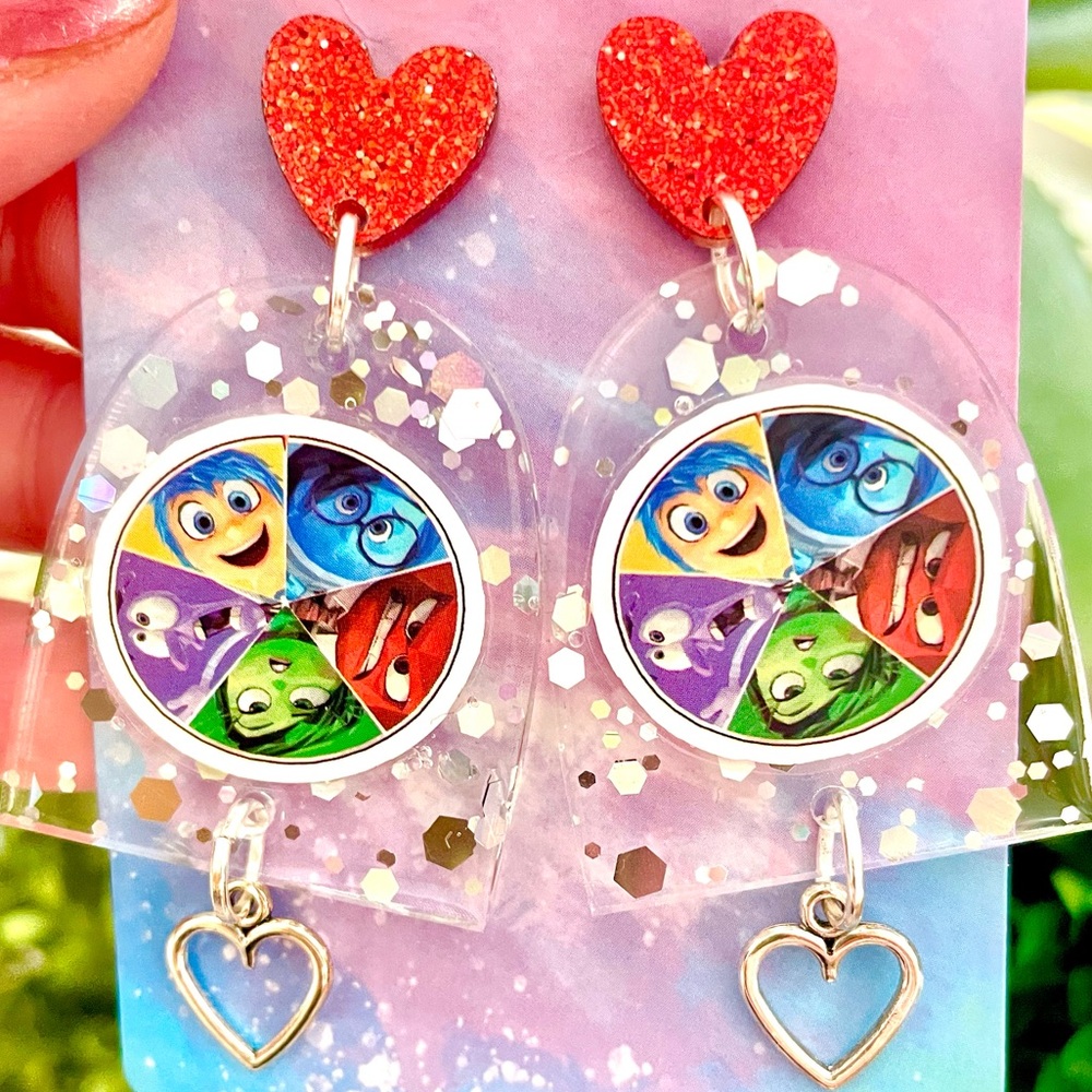 Inside Out Acrylic Earrings